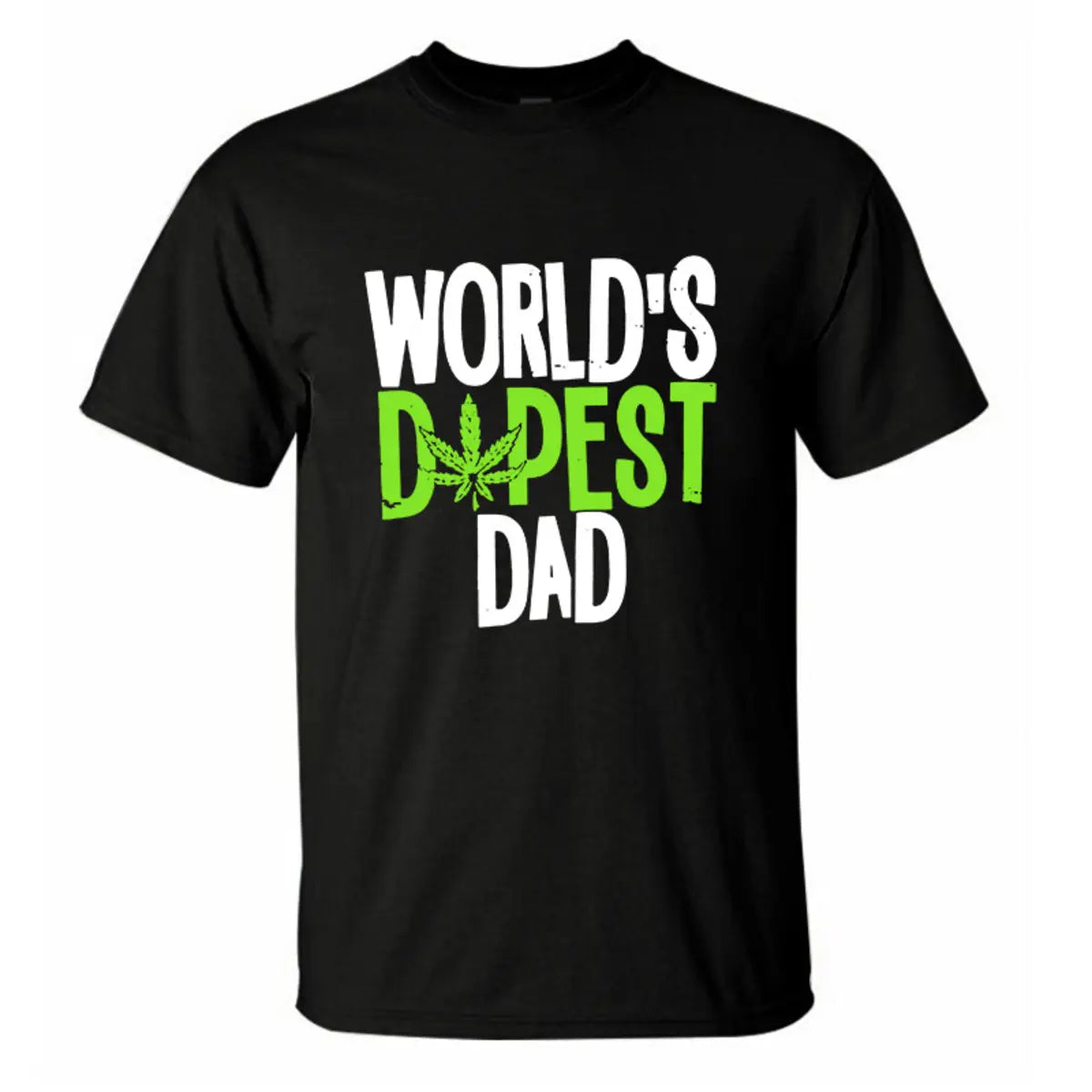 World's Dopest Dad Printed Men's T-Shirt