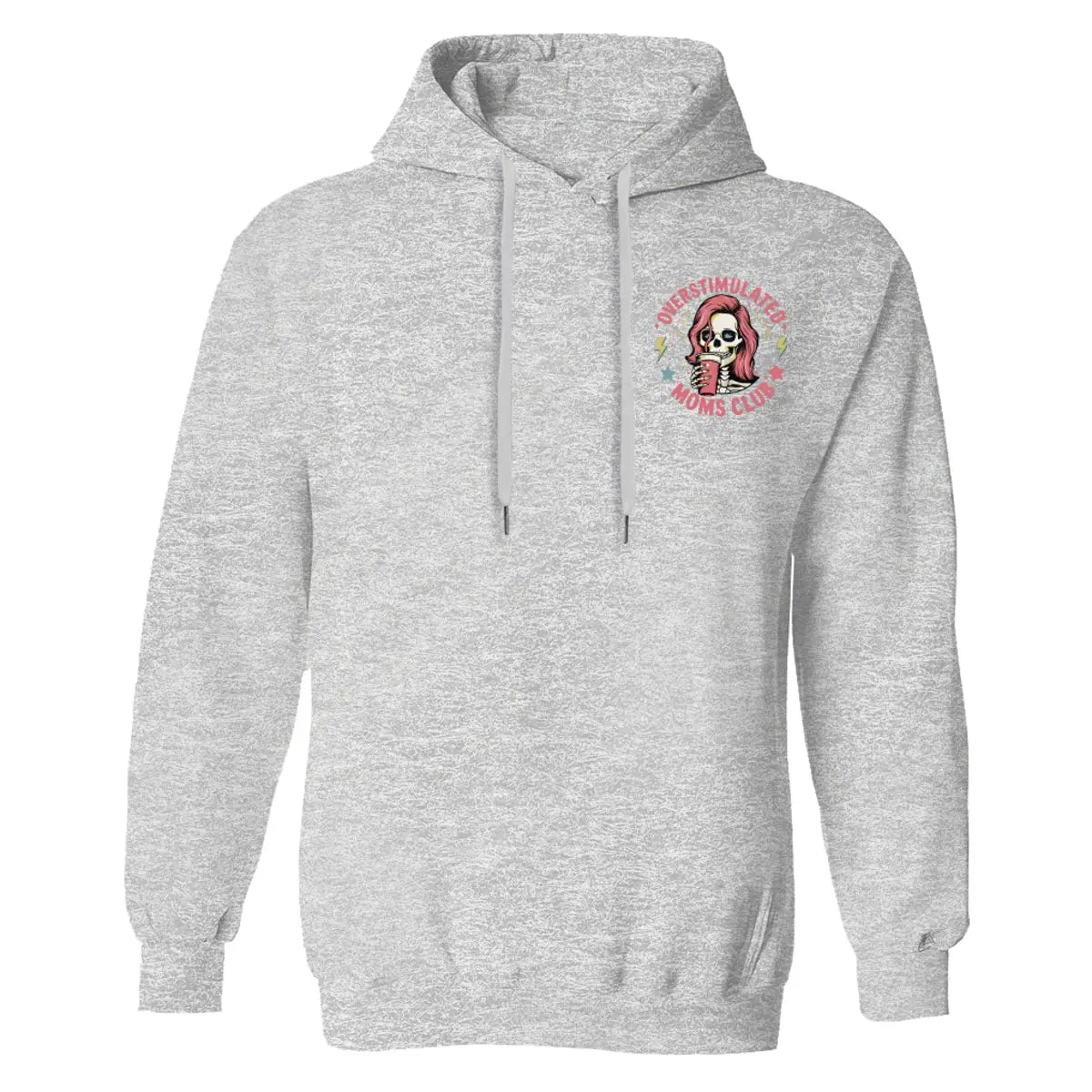 Overstimulated Moms Club Printed Fleece-lined Unisex Hoodie Image - 6