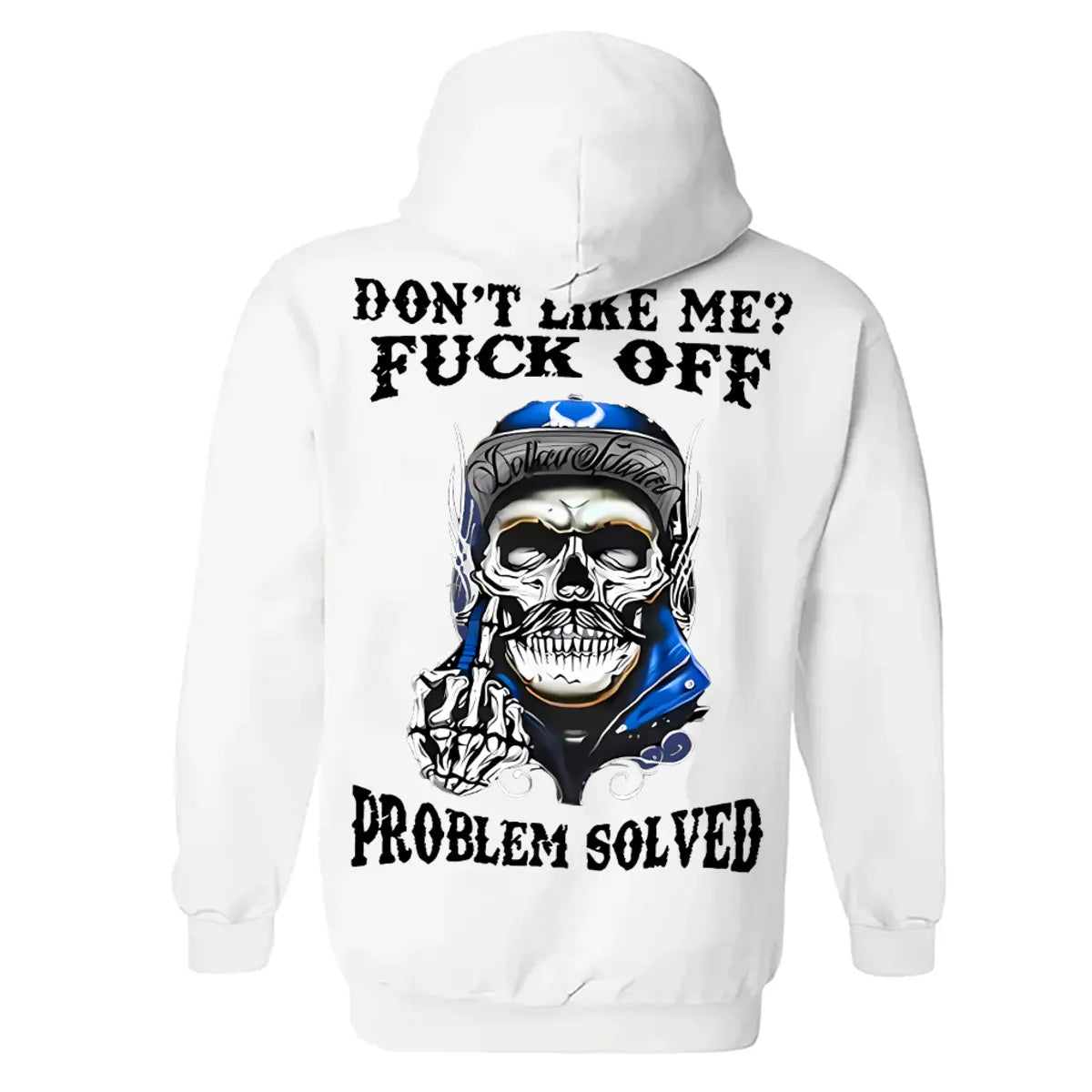 Don't Like Me Printed Fleece-lined Unisex Hoodie Image - 3