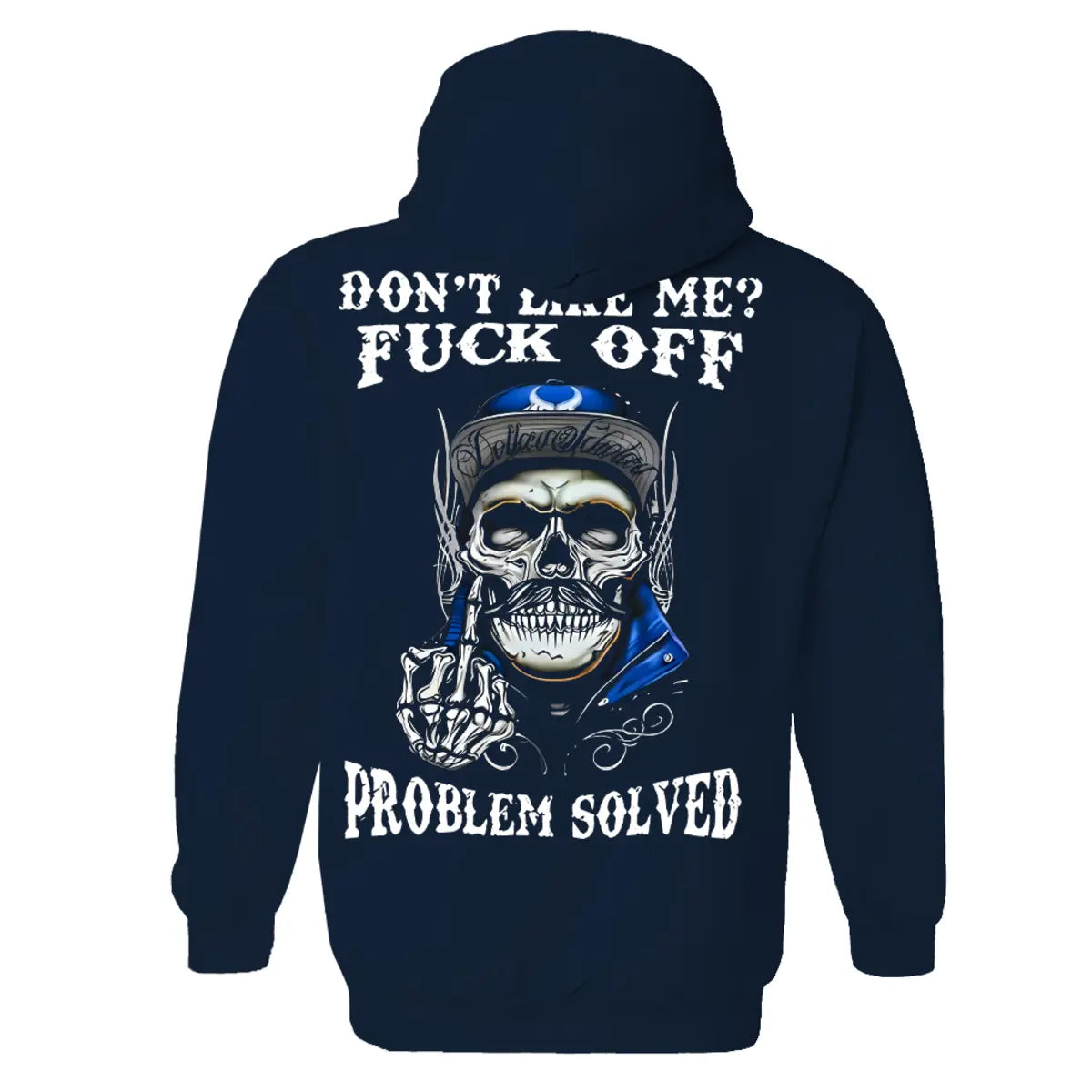 Don't Like Me Printed Fleece-lined Unisex Hoodie Image - 5