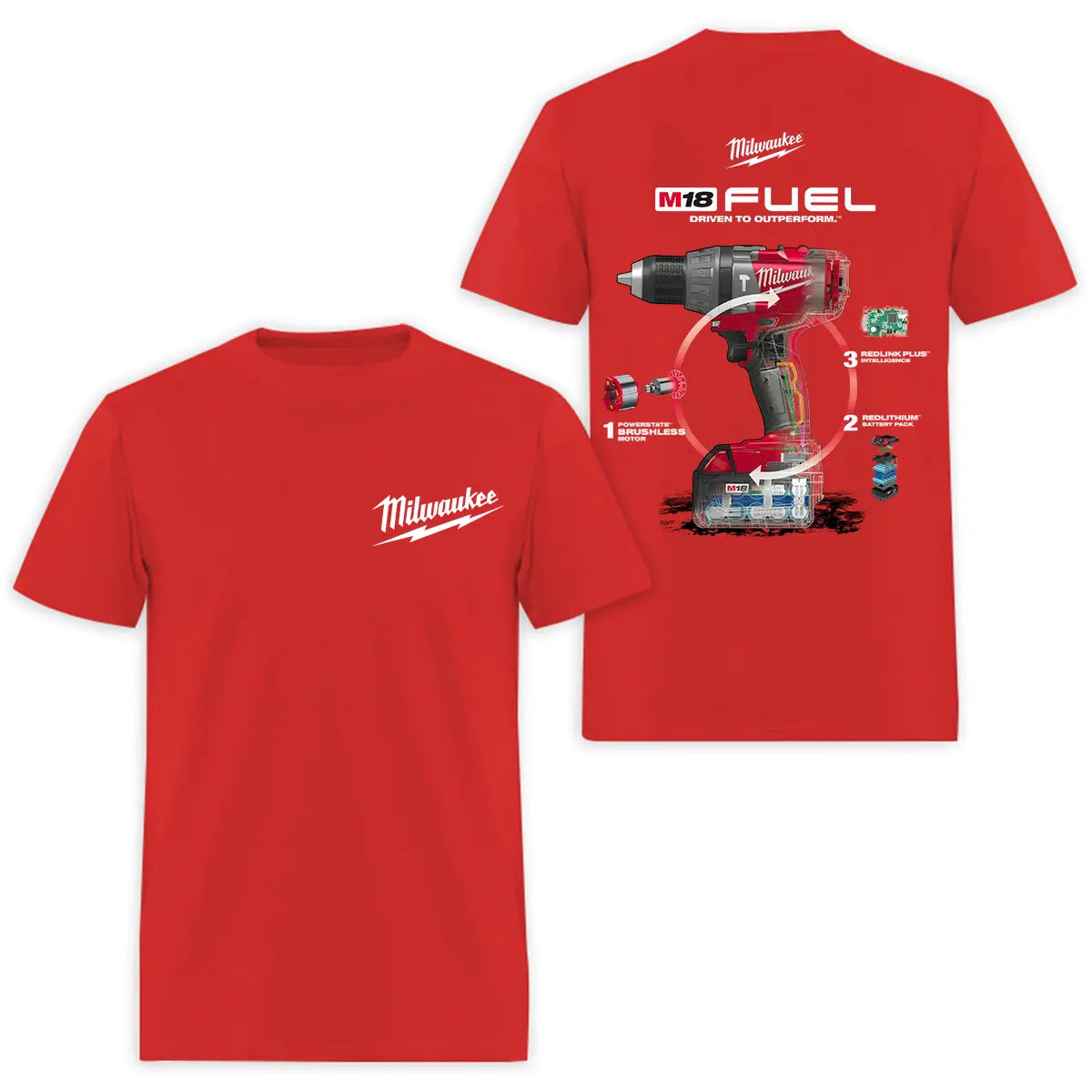 Milwaukee Printed Men's T-Shirt