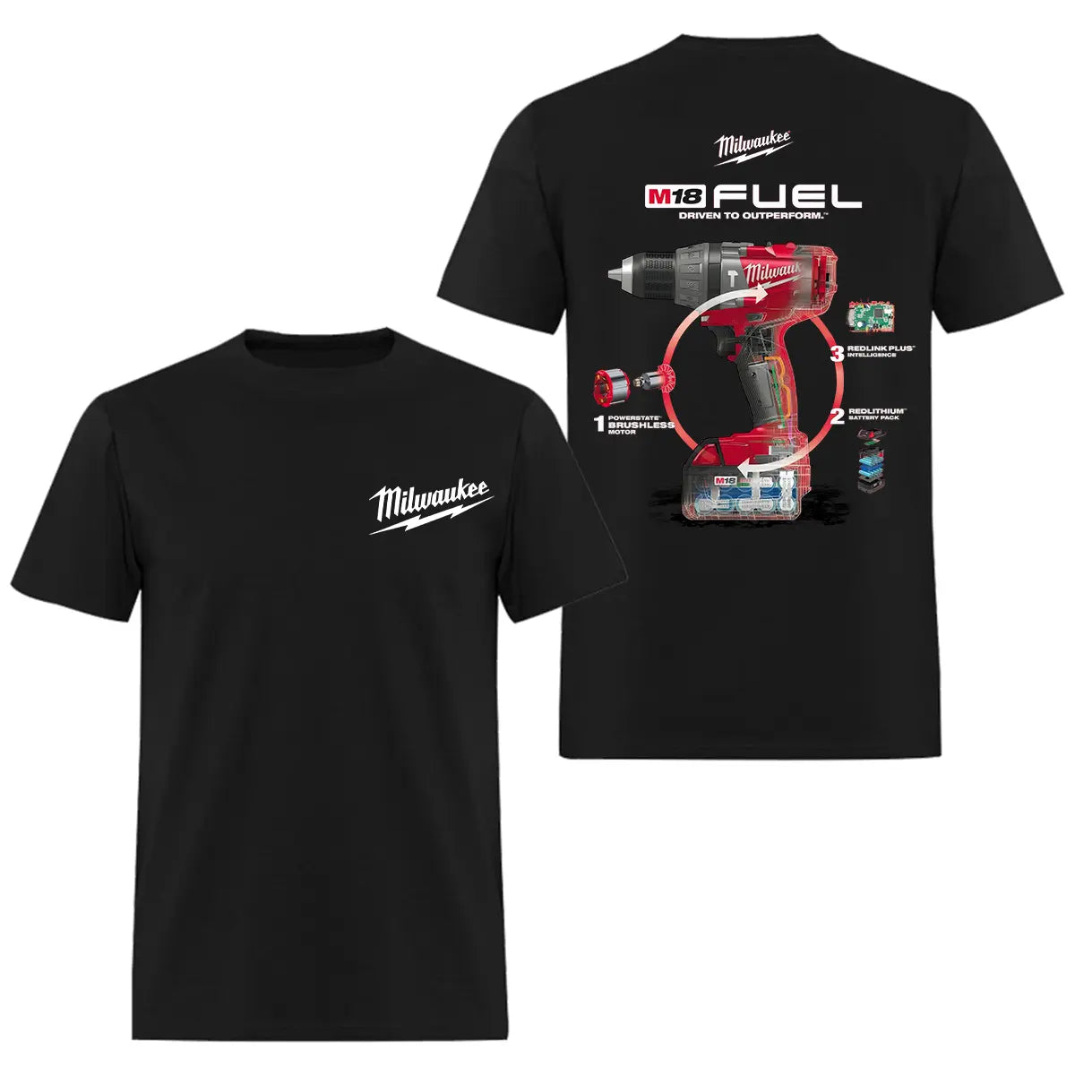 Milwaukee Printed Men's T-Shirt