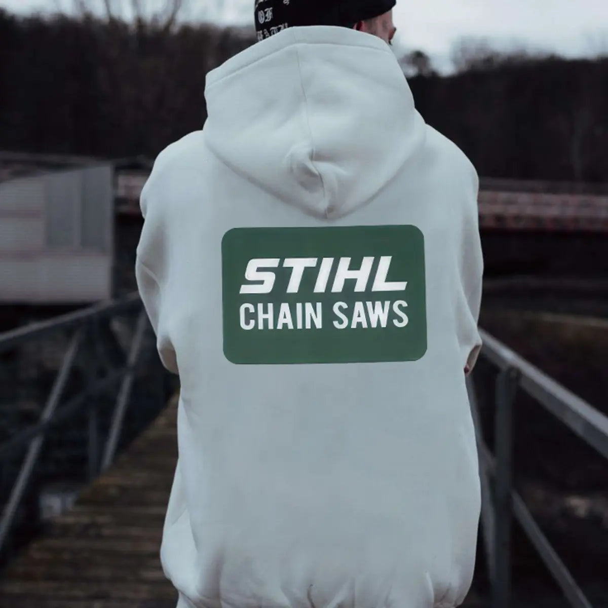 Stihl Chainsaws Printed Fleece-lined Unisex Hoodie