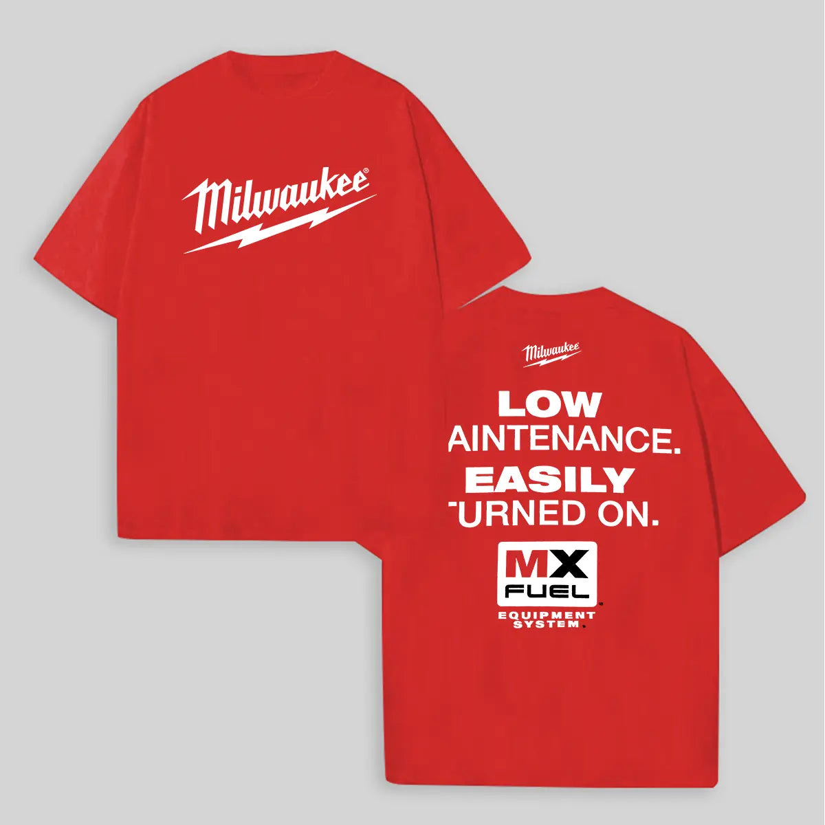 Milwaukee Printed Oversized Unisex T-shirts