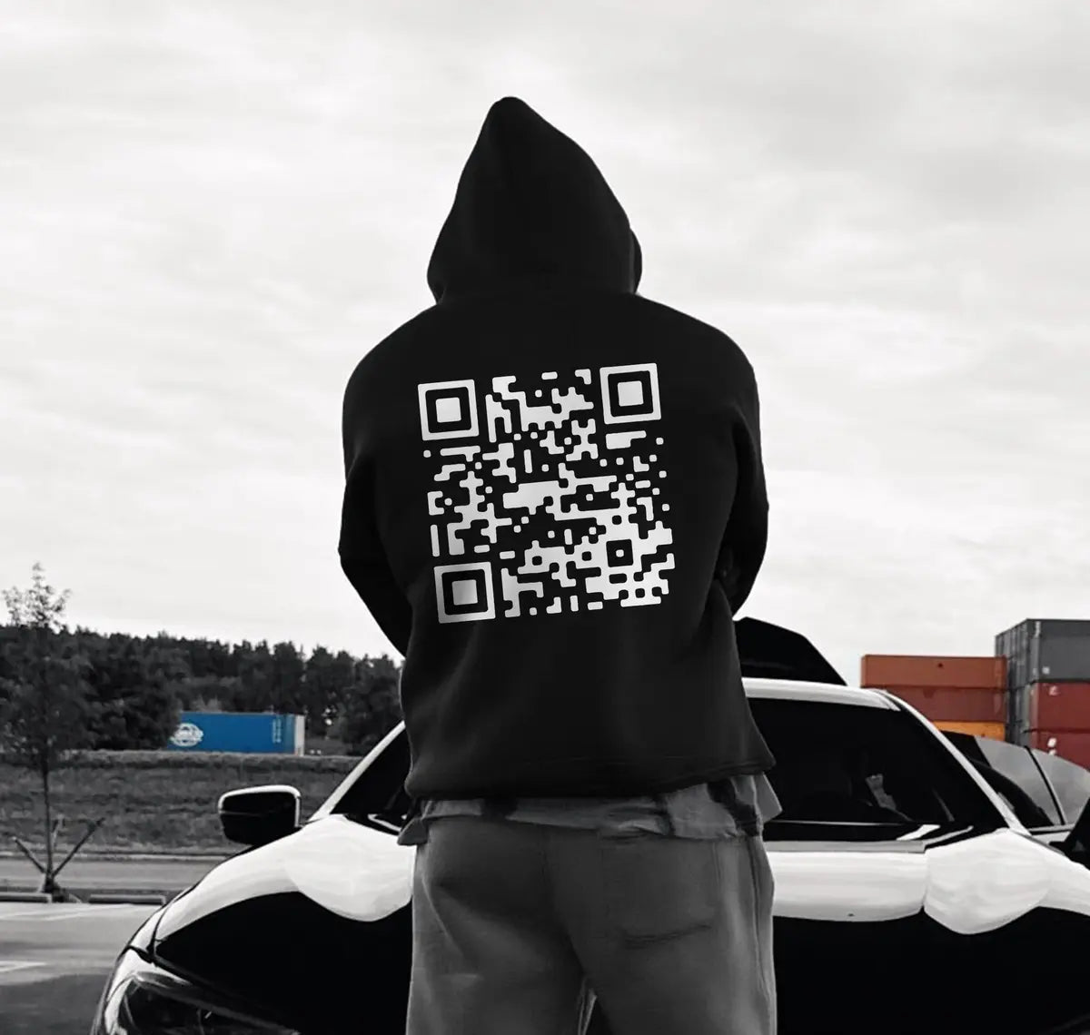 Hide Information Funny Printed Fleece-lined Unisex Hoodie Image - 1