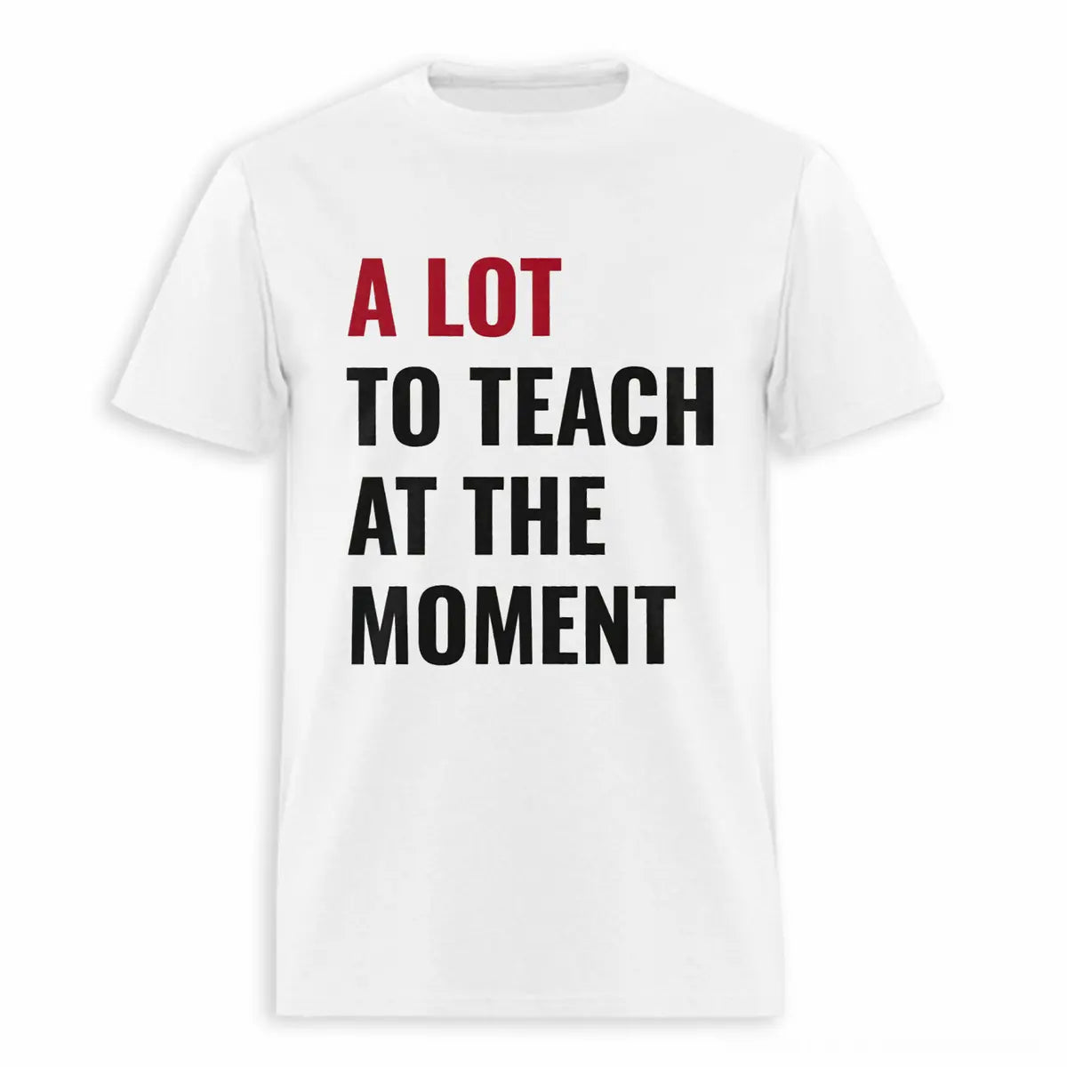 A Lot To Teach At The Moment Printed Oversized Unisex T-shirts