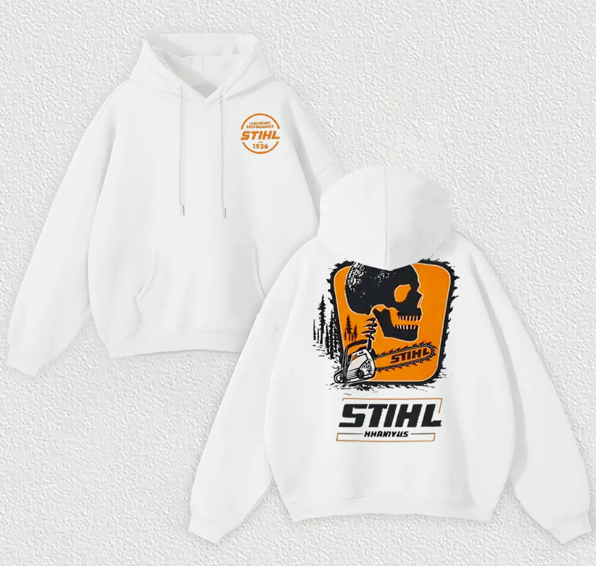 Stihl Chainsaws Printed Fleece-lined Unisex Hoodie