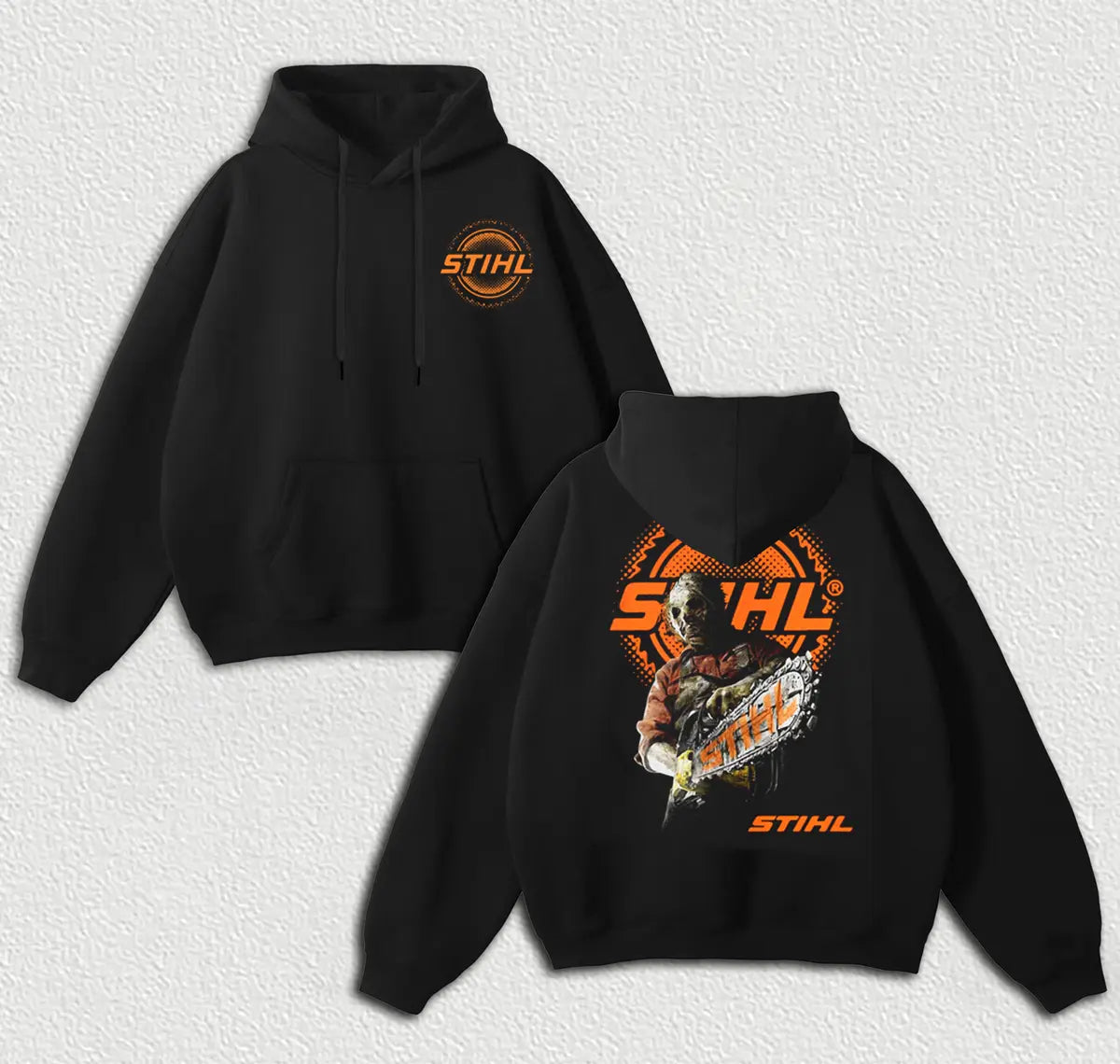 Stihl Chainsaws Printed Fleece-lined Unisex Hoodie