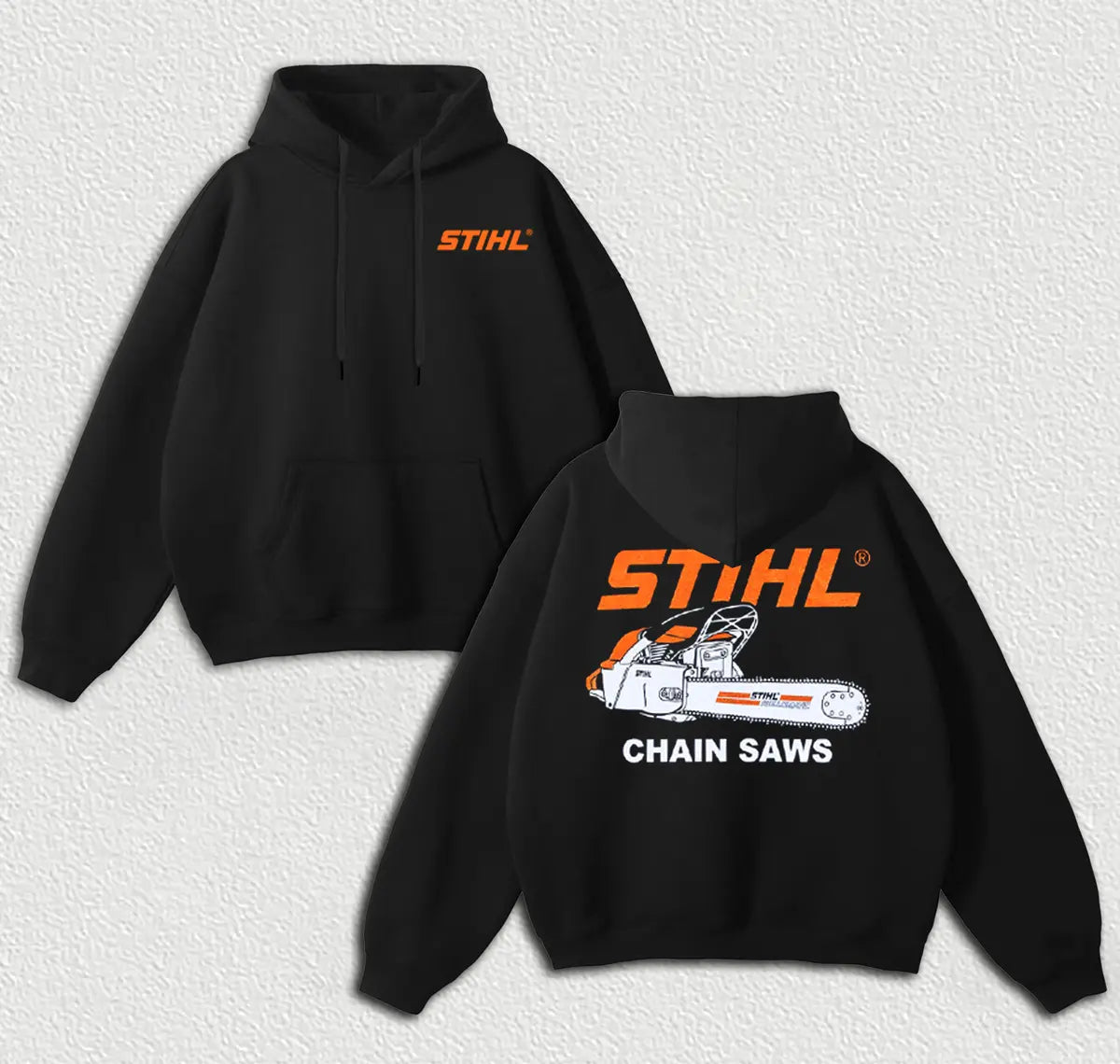 Stihl Chainsaws Printed Fleece-lined Unisex Hoodie