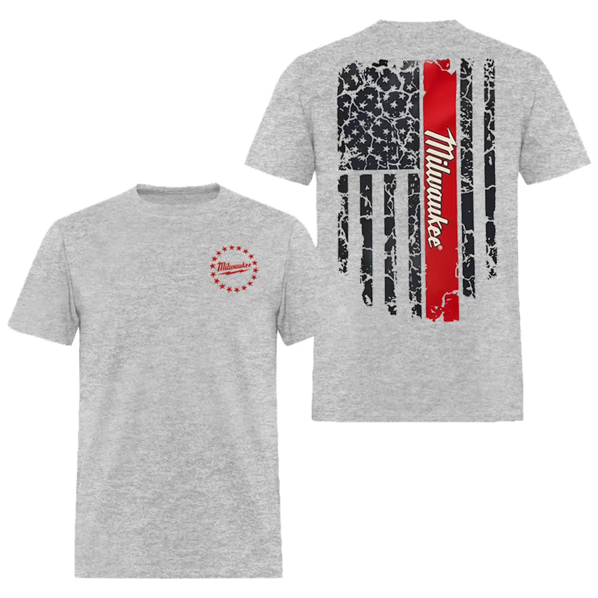 Milwaukee Flag Printed Men's T-shirt