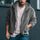 Solid Color Double-Faced Fleece Hooded Jacket