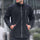 Solid Color Stand Collar Casual Loose Sweatshirt Jacket