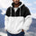 Patchwork Double-Faced Fleece Casual Hooded Jacket
