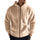 Solid Color Double-Faced Fleece Hooded Jacket