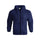 Solid Color Double-Faced Fleece Hooded Jacket