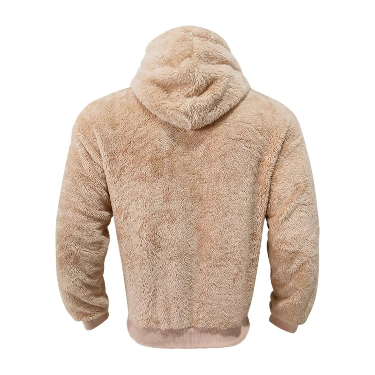 Men's Double-Faced Fleece Casual Hoodie