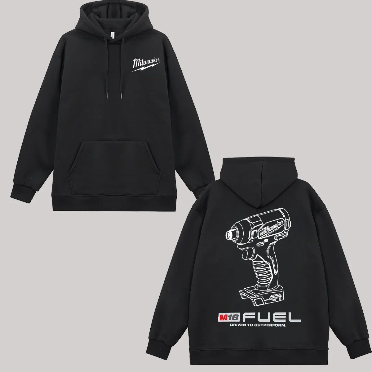 Milwaukee Printed Fleece-lined Unisex Hoodie