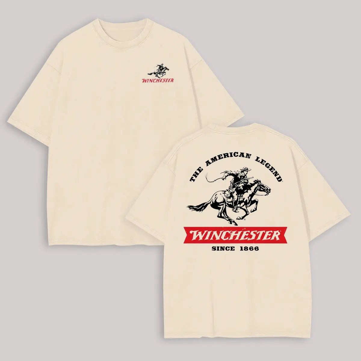 Winchester Since 1866 Printed Oversized Unisex T-shirt