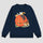 Vintage Cat Halloween Printed Fleece-lined Unisex Sweatshirt