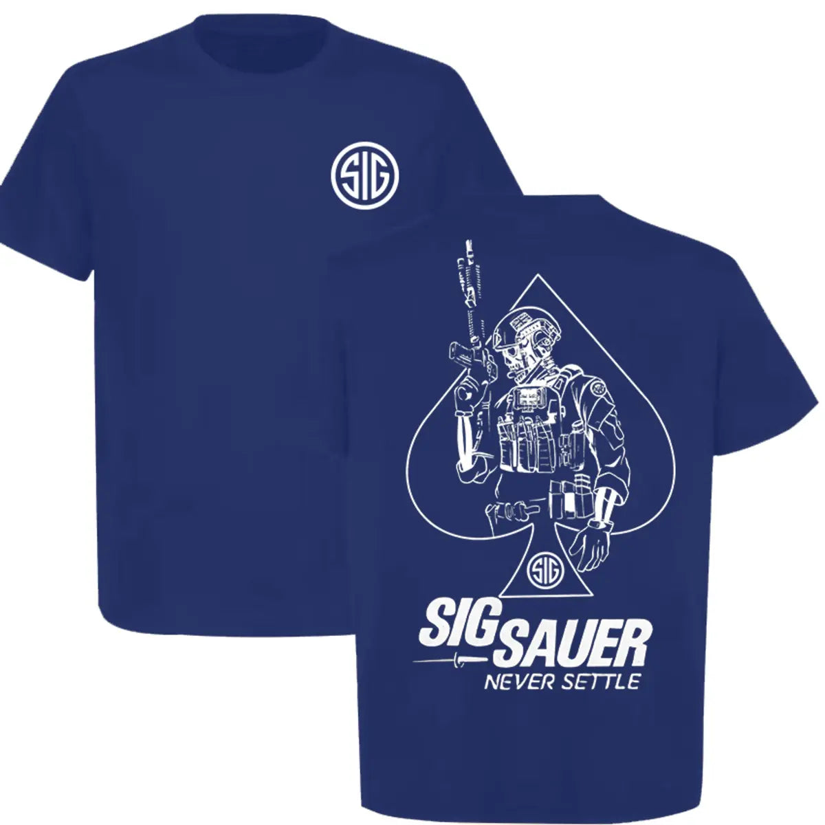 Sig Sauer Never Settle Printed Men's T-Shirt