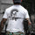 Skeleton Gun Graphic Printed Men's T-Shirt   