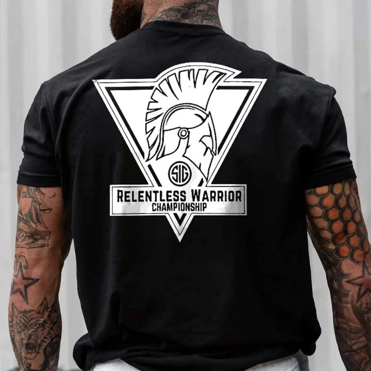 SIG Relentless Warrior Championship Printed Men's T-Shirt