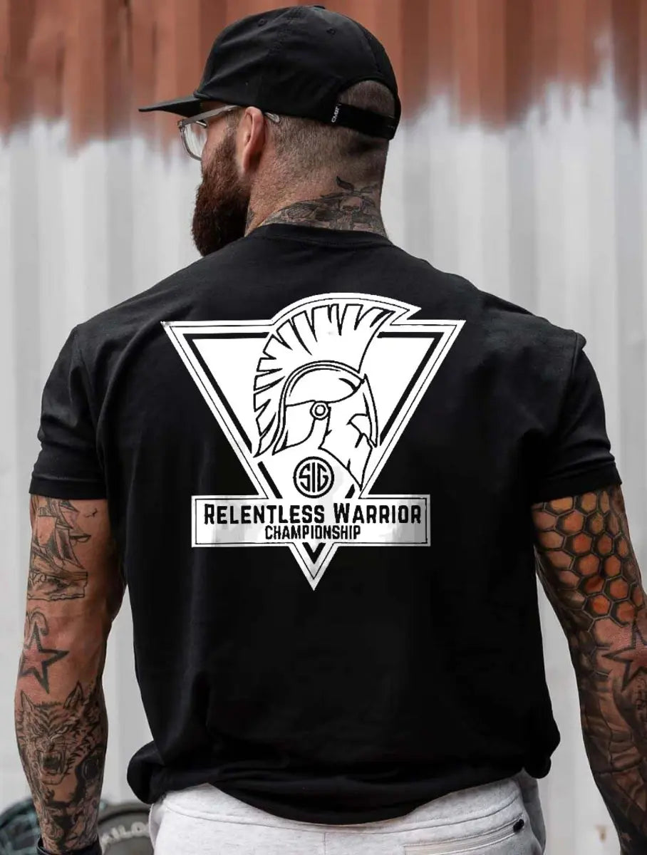 SIG Relentless Warrior Championship Printed Men's T-Shirt