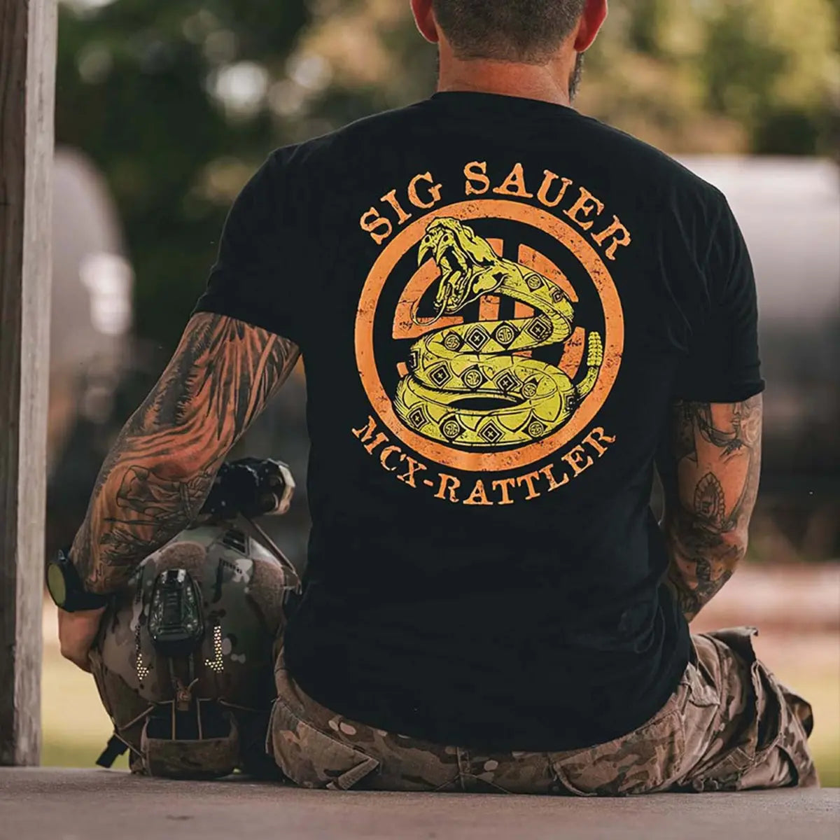 Sig Sauer MCX-Rattler Printed Men's T-Shirt