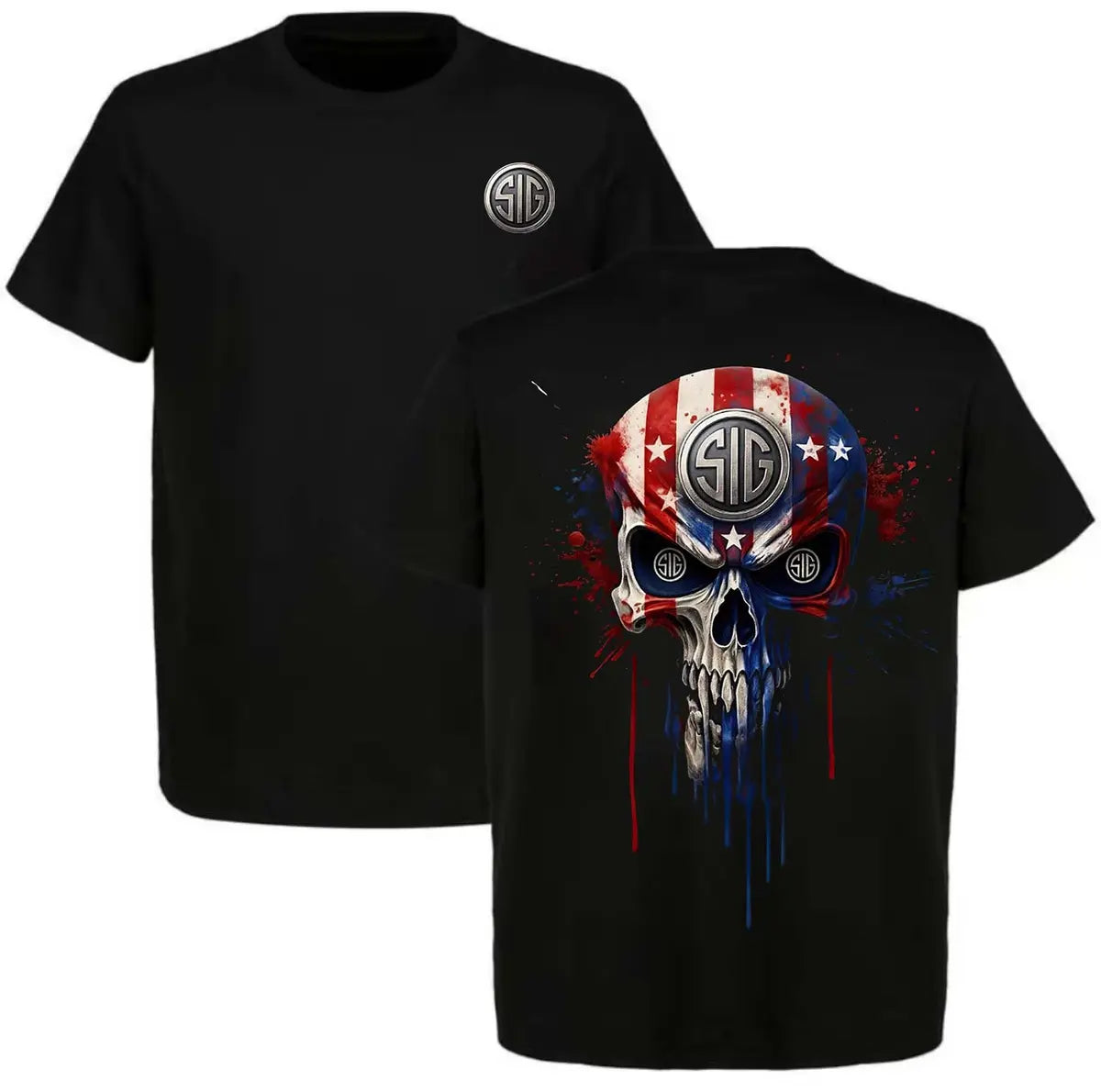 Sig Sauer Skull Printed Men's T-Shirt