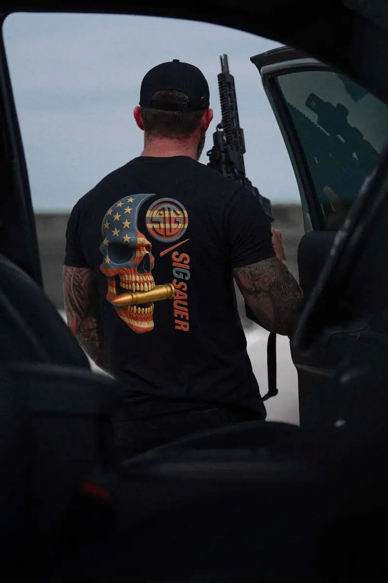 Sig Sauer Skull Printed Men's T-Shirt