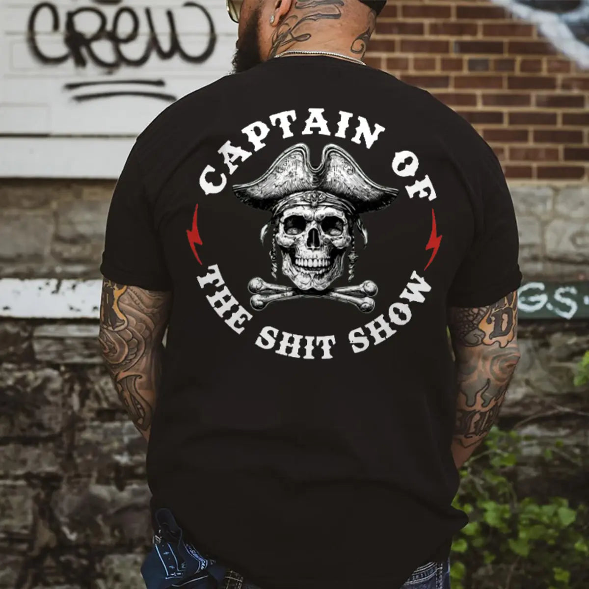 Captain Of The Sh*t Show Printed Men's T-Shirt