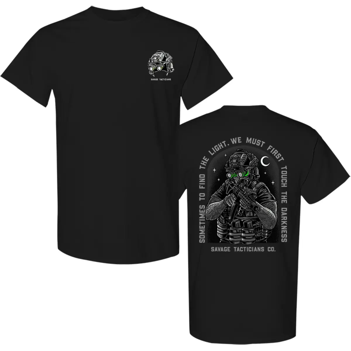 Sometimes To Fight The Light Printed Men's T-shirt