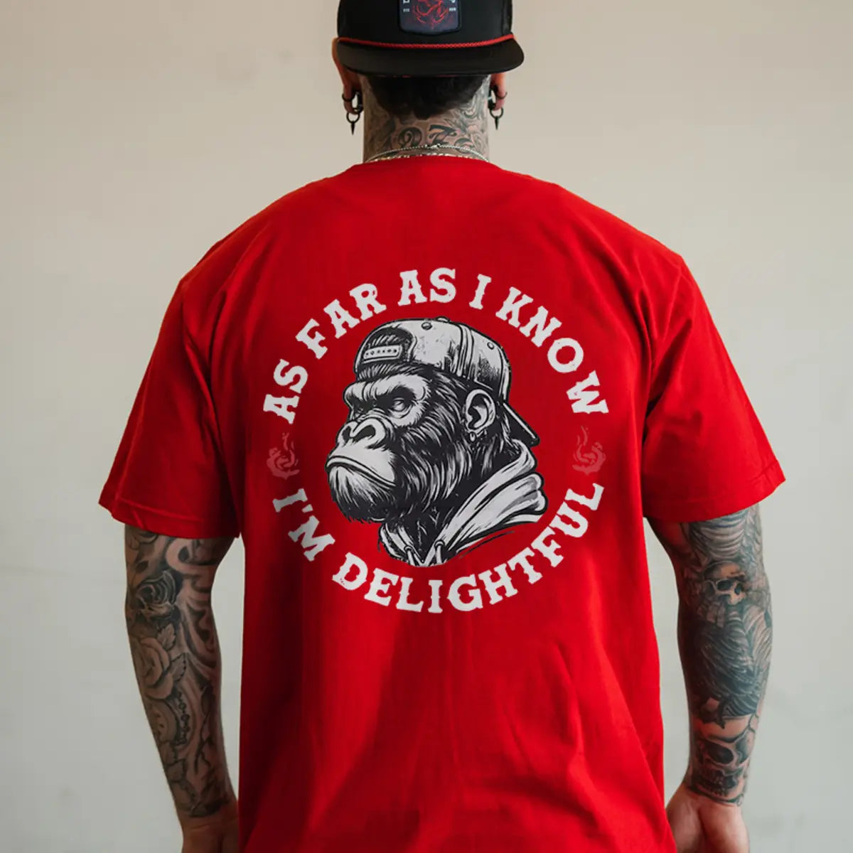 As Far As I Know I'm Delightful Printed Men's T-Shirt