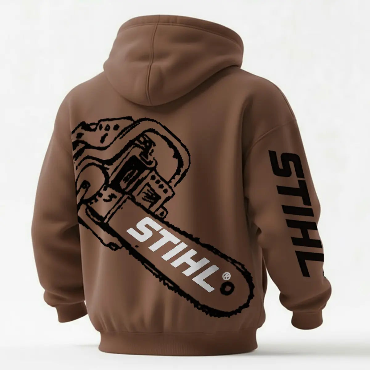 Stihl Printed Fleece-lined Unisex Hoodie