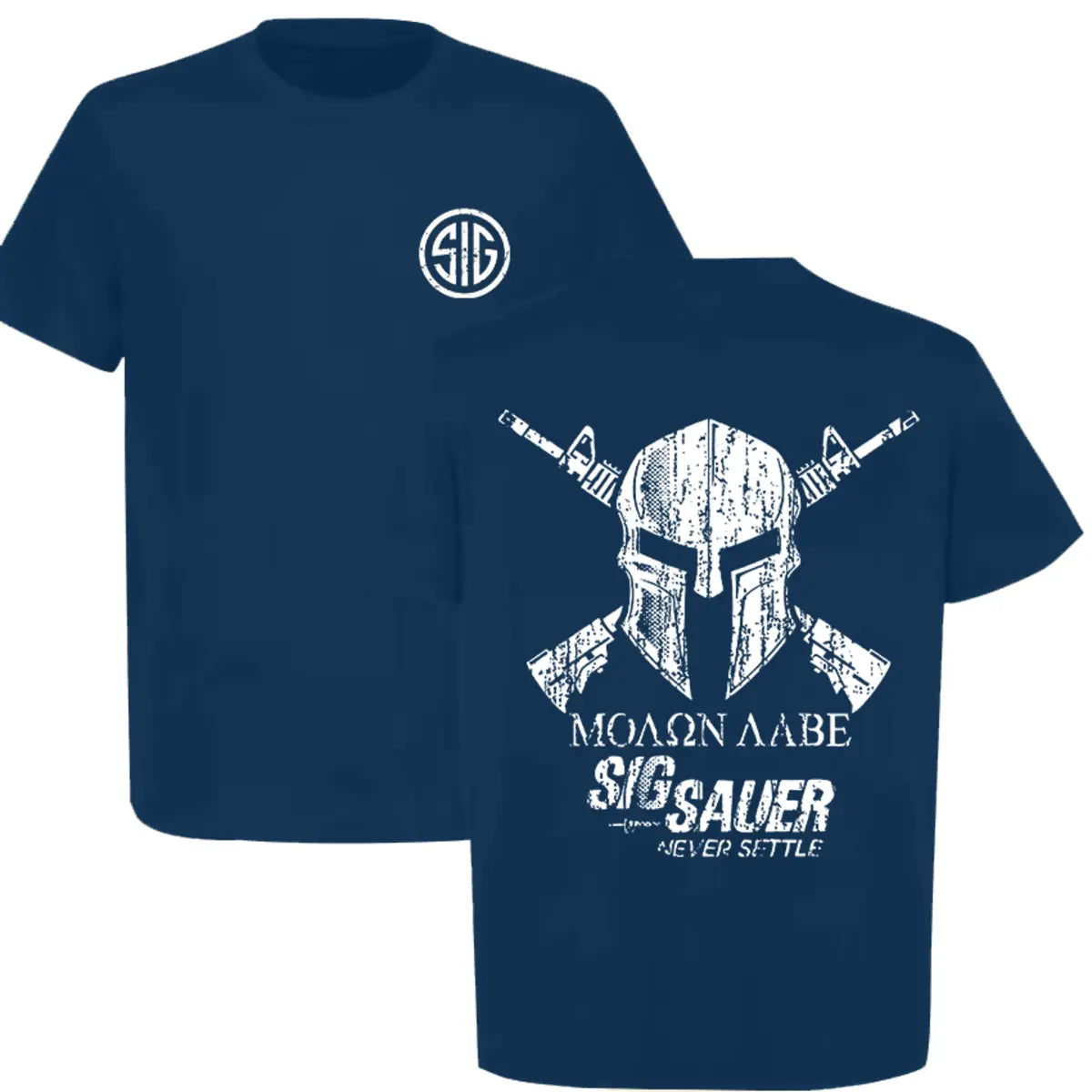 Sig Sauer Never Settle Printed Men's T-Shirt