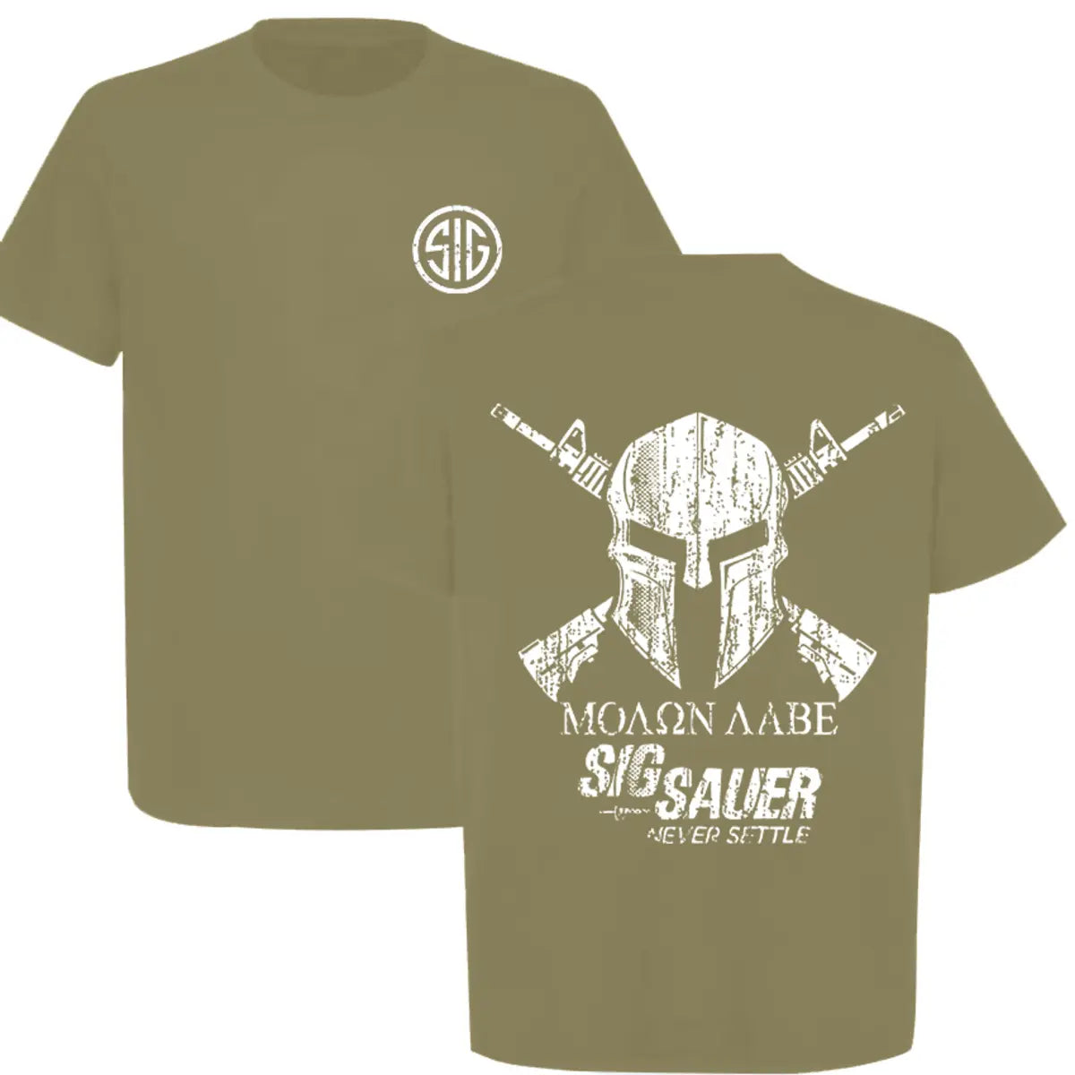 Sig Sauer Never Settle Printed Men's T-Shirt