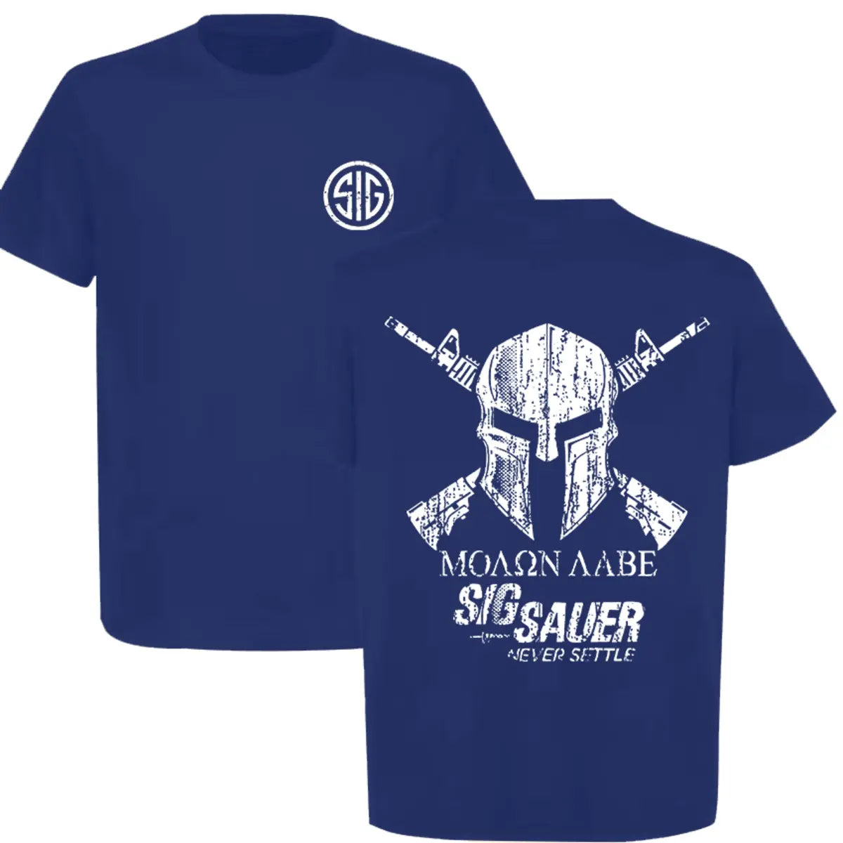 Sig Sauer Never Settle Printed Men's T-Shirt