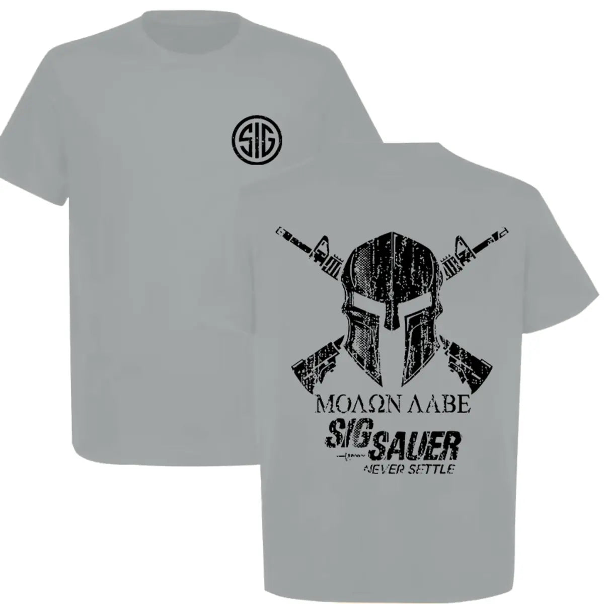 Sig Sauer Never Settle Printed Men's T-Shirt