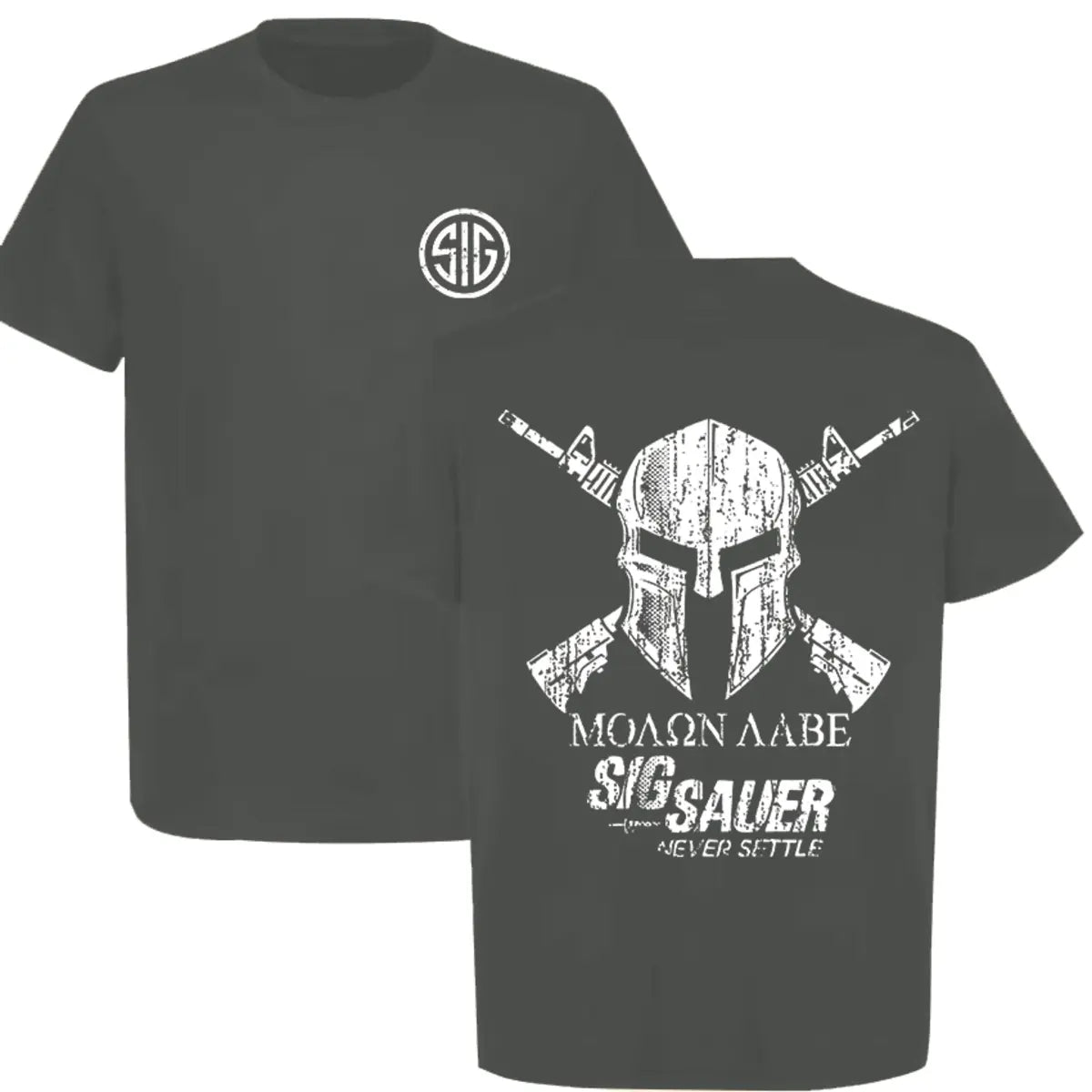 Sig Sauer Never Settle Printed Men's T-Shirt