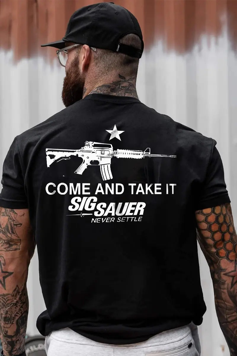 Sig Sauer Come And Take It Printed Men's T-Shirt