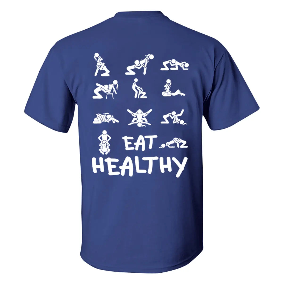 Funny Eat Healthy Printed Men's T-Shirt