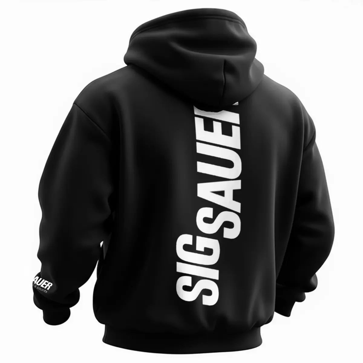 Sig Saauer Never Settle Printed Unisex Zipper Hoodie