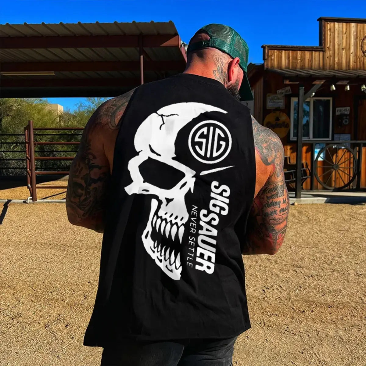 Sig Sauer Never Settle Print Men's Tank