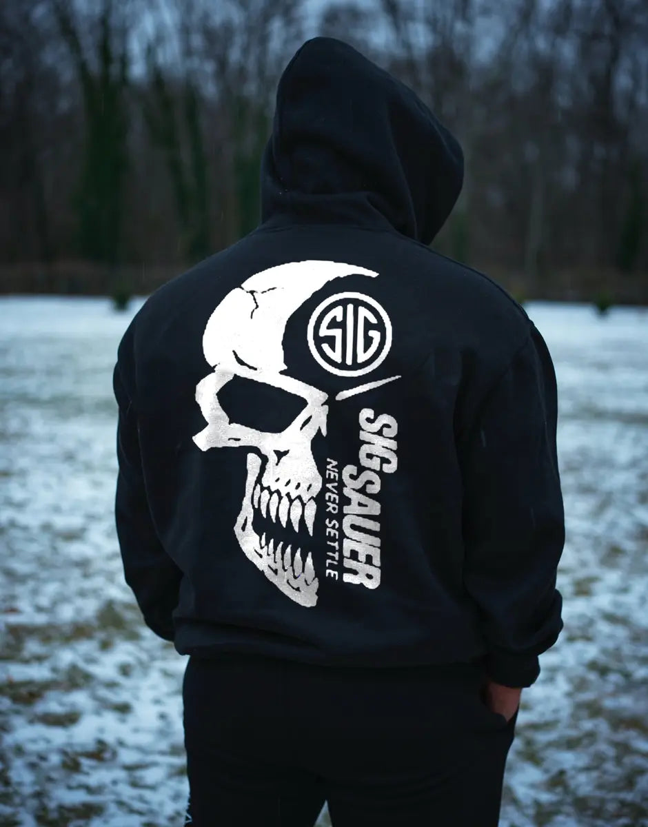 Sig Sauer Never Settle Printed Fleece-lined Unisex Hoodie