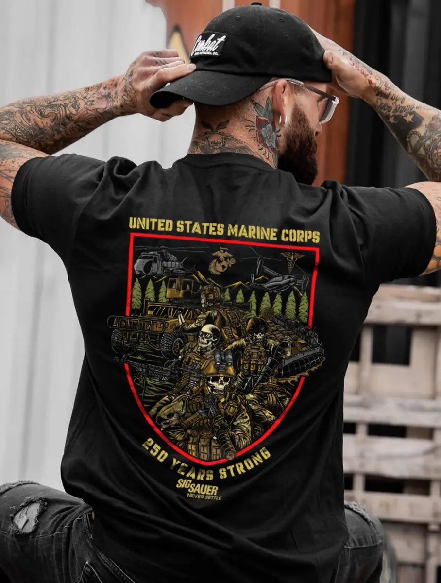 Sig Sauer United States Marine Corps Printed Men's T-Shirt