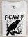 F-Caw-F Funny Crow Printed Unisex Oversized T-shirt