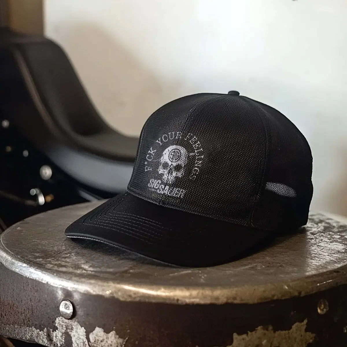 F*ck Your Feeling Sig Sauer Printed Breathable Mesh Baseball Cap Image - 2