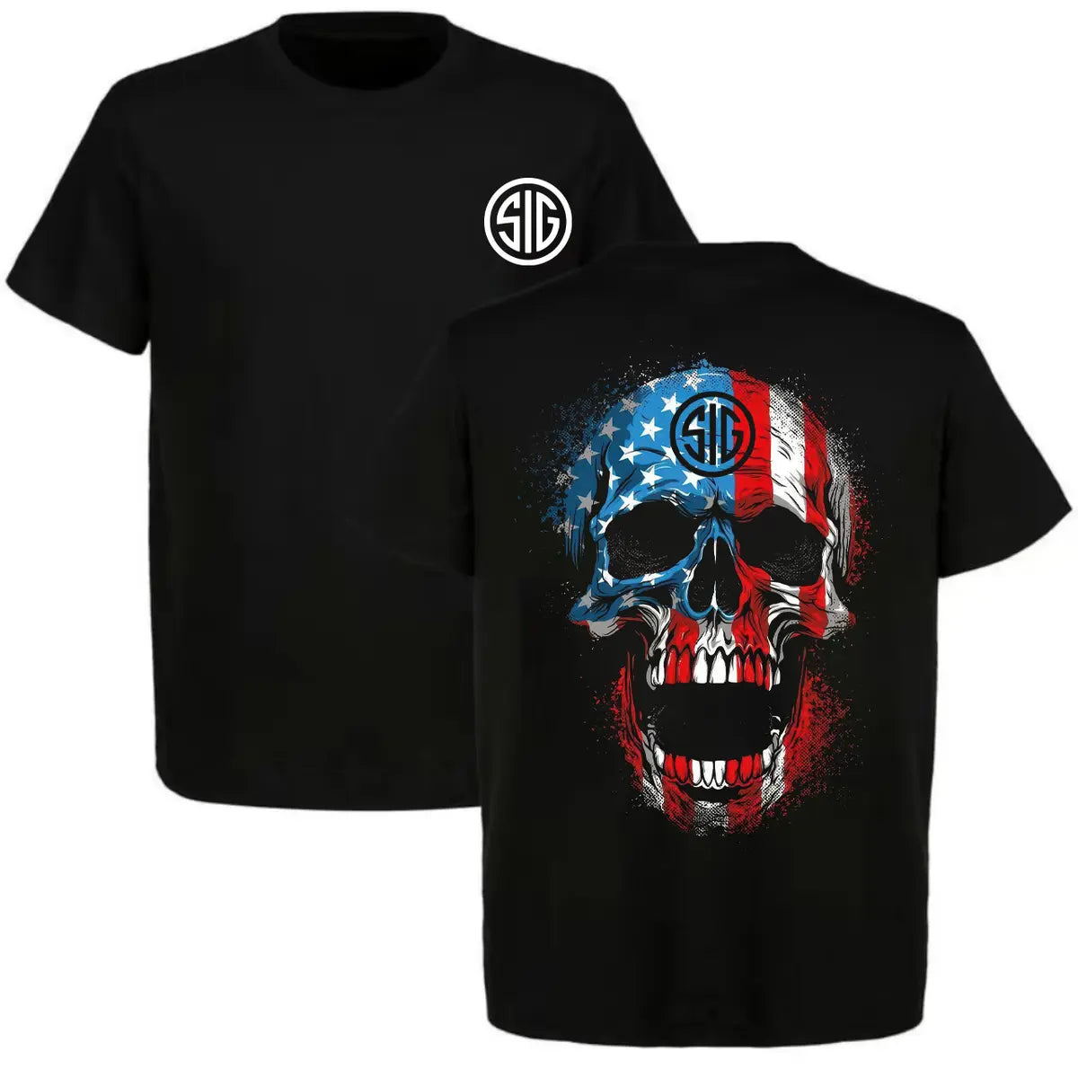Sig Sauer Skull Printed Men's T-shirt