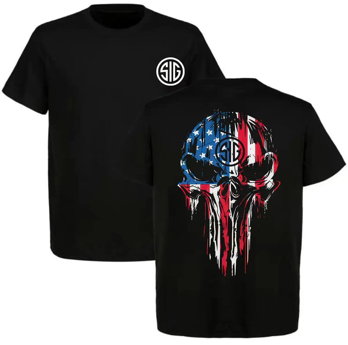 Sig Sauer Skull Printed Men's T-shirt