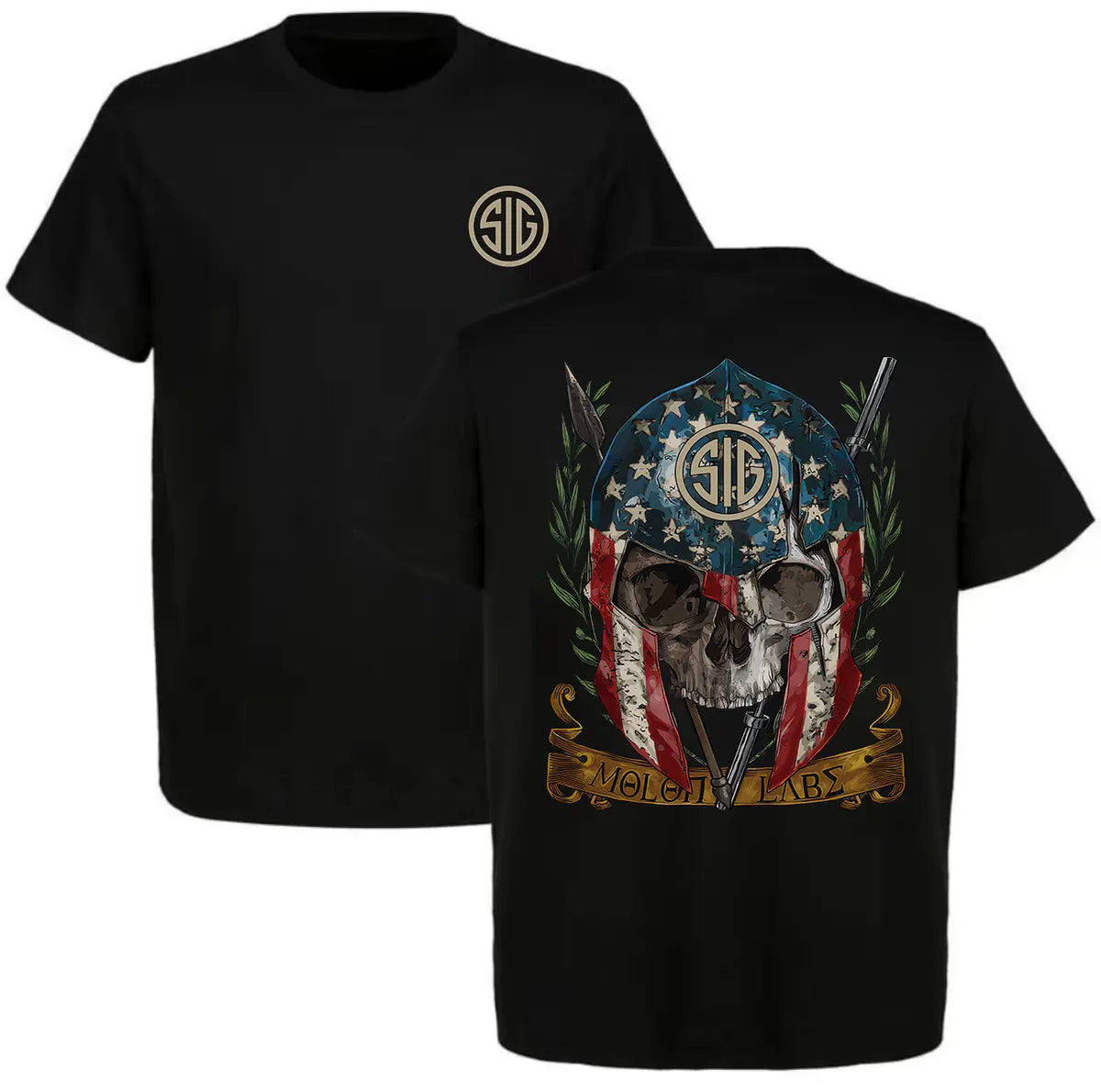 Sig Sauer Skull Printed Men's T-shirt